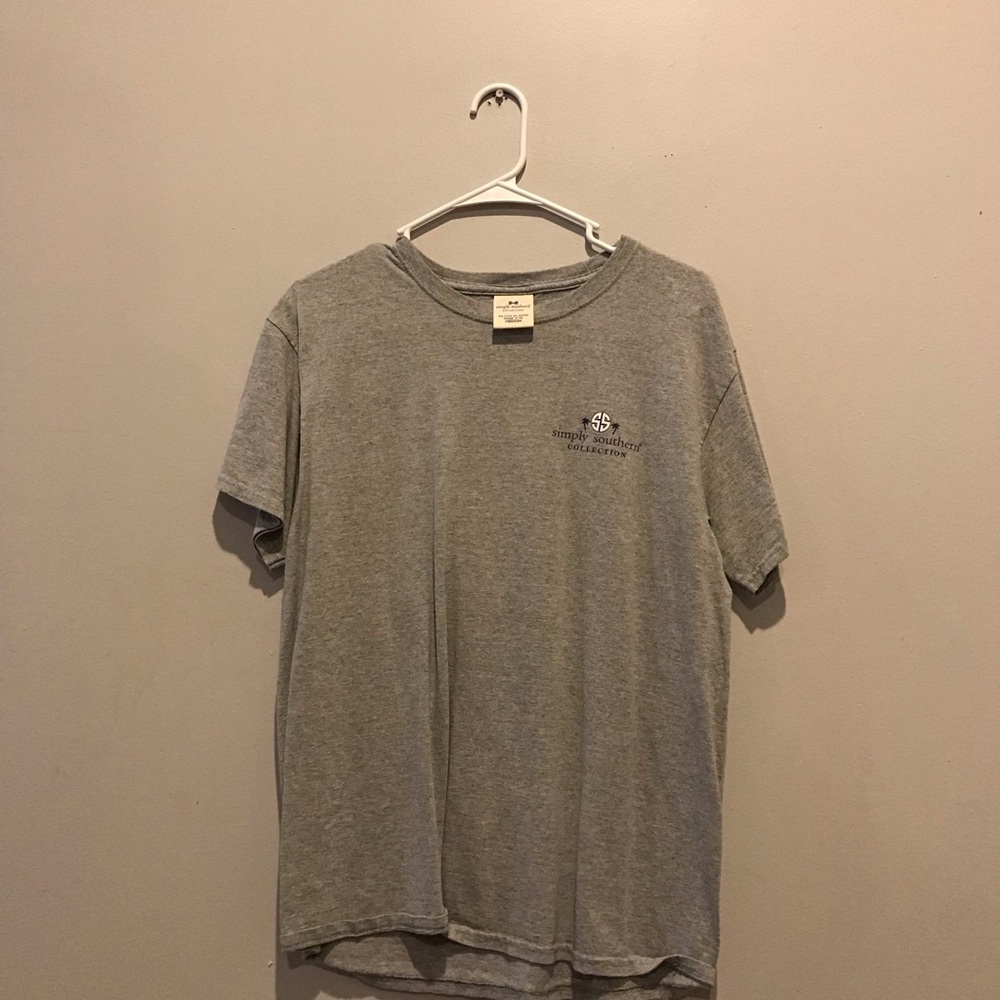 Simply Southern Gray Short Sleeve Tee